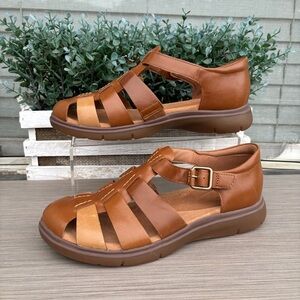 Clarks Certina Sun leather fisherman sandals